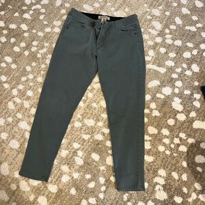 Democracy Women's Skinny Jeans - Forest Green